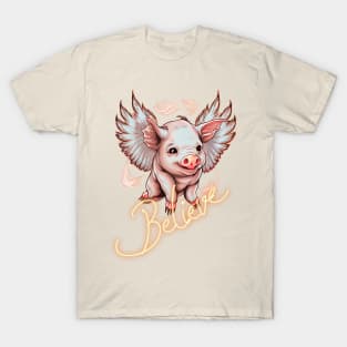 When Pigs Fly: Inspired Design T-Shirt